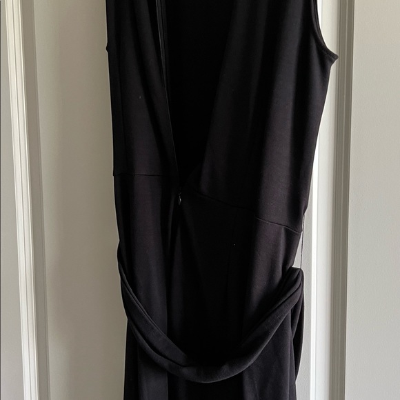 NWT Loft Belted Tulip Hem Sleeveless Dress Size 10 - Picture 3 of 3